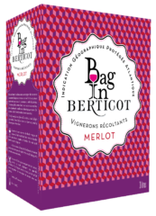 BIB Bag In Berticot, Merlot, IGP Atlantique rouge