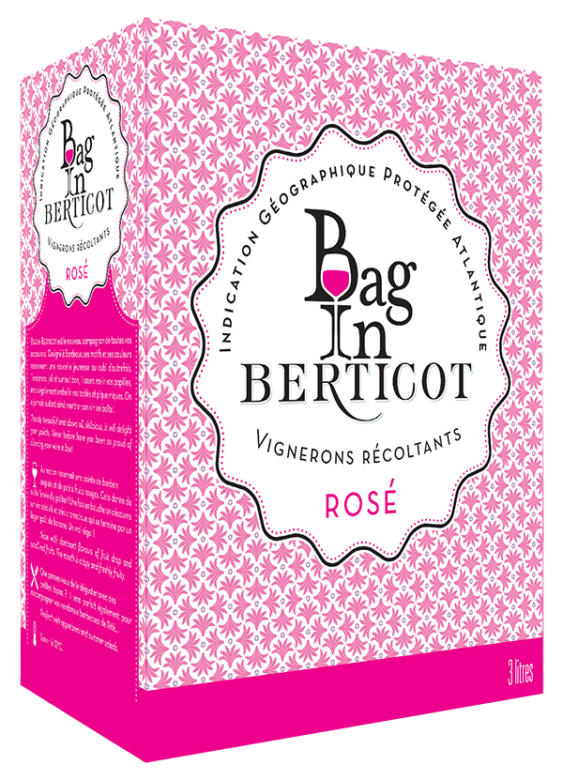 BIB Bag in Berticot Rosé, IGP Atlantique, rosé