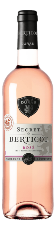 SECRET de BERTICOT, HVE, rosé, en appellation AOP Côtes de Duras